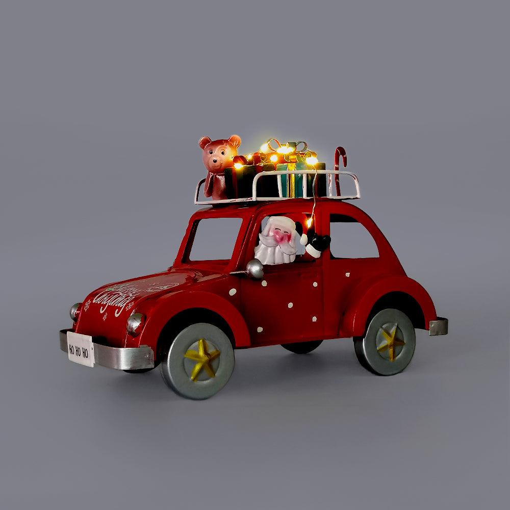 Christmas 'VW' Car W/ Santa & Presents