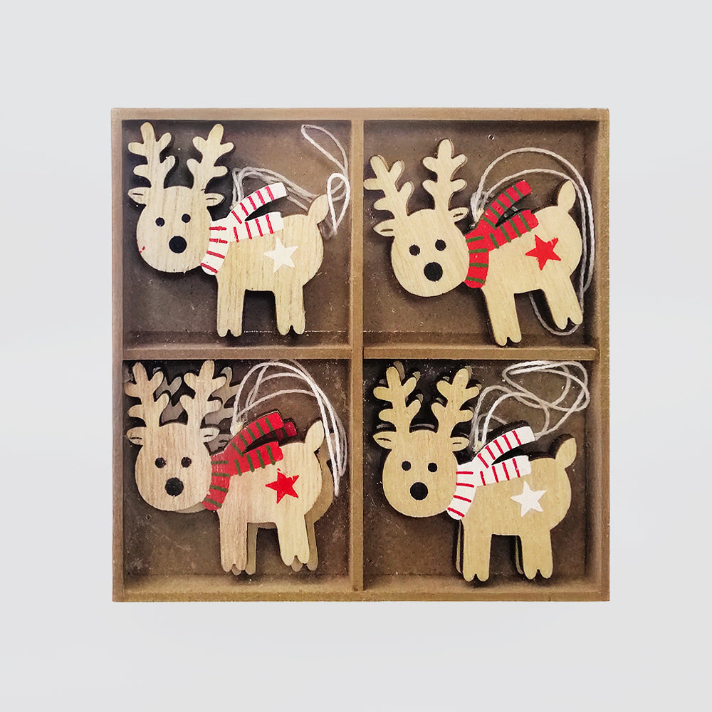 Christmas Baubles 'Reindeer' Decor