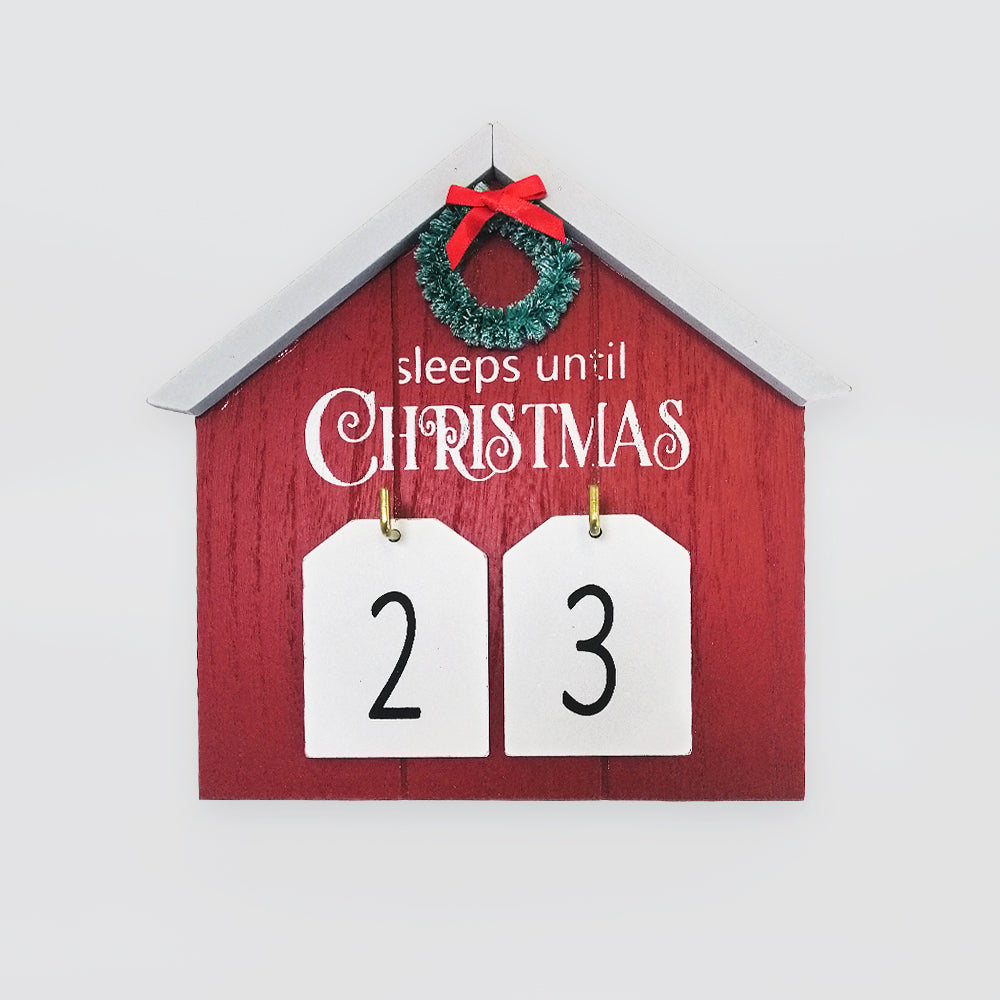 Countdown Sign 'Sleeps Till Christmas'