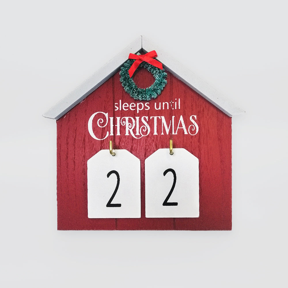 Countdown Sign 'Sleeps Till Christmas'