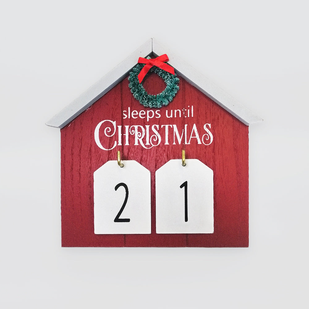 Countdown Sign 'Sleeps Till Christmas'