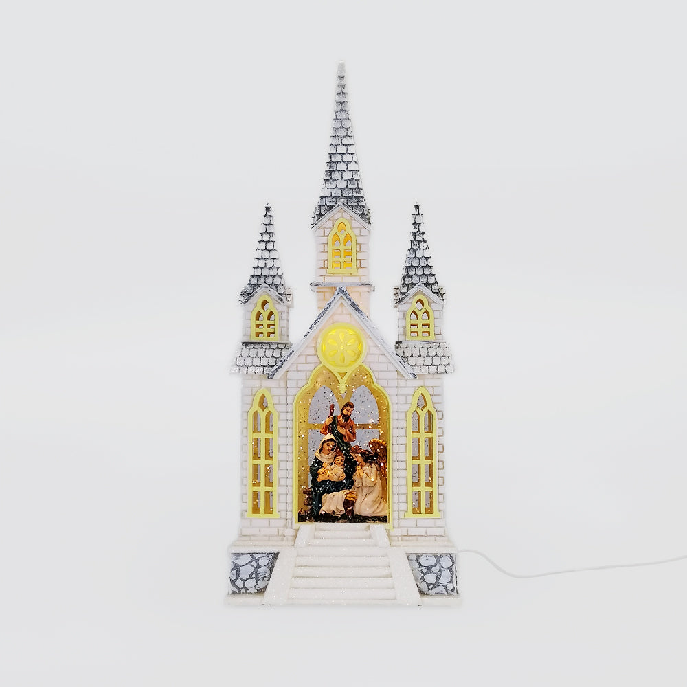 LED Church Nativity - Christmas Decor & Gift