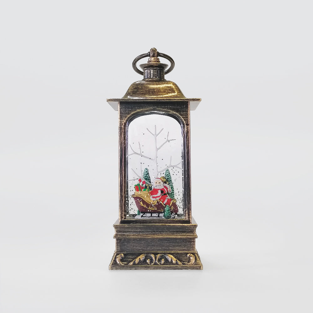 Christmas 'Santa Snowglobe' Lantern