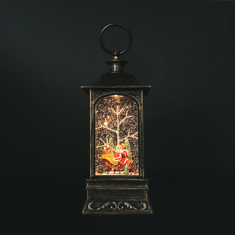 Christmas 'Santa Snowglobe' Lantern