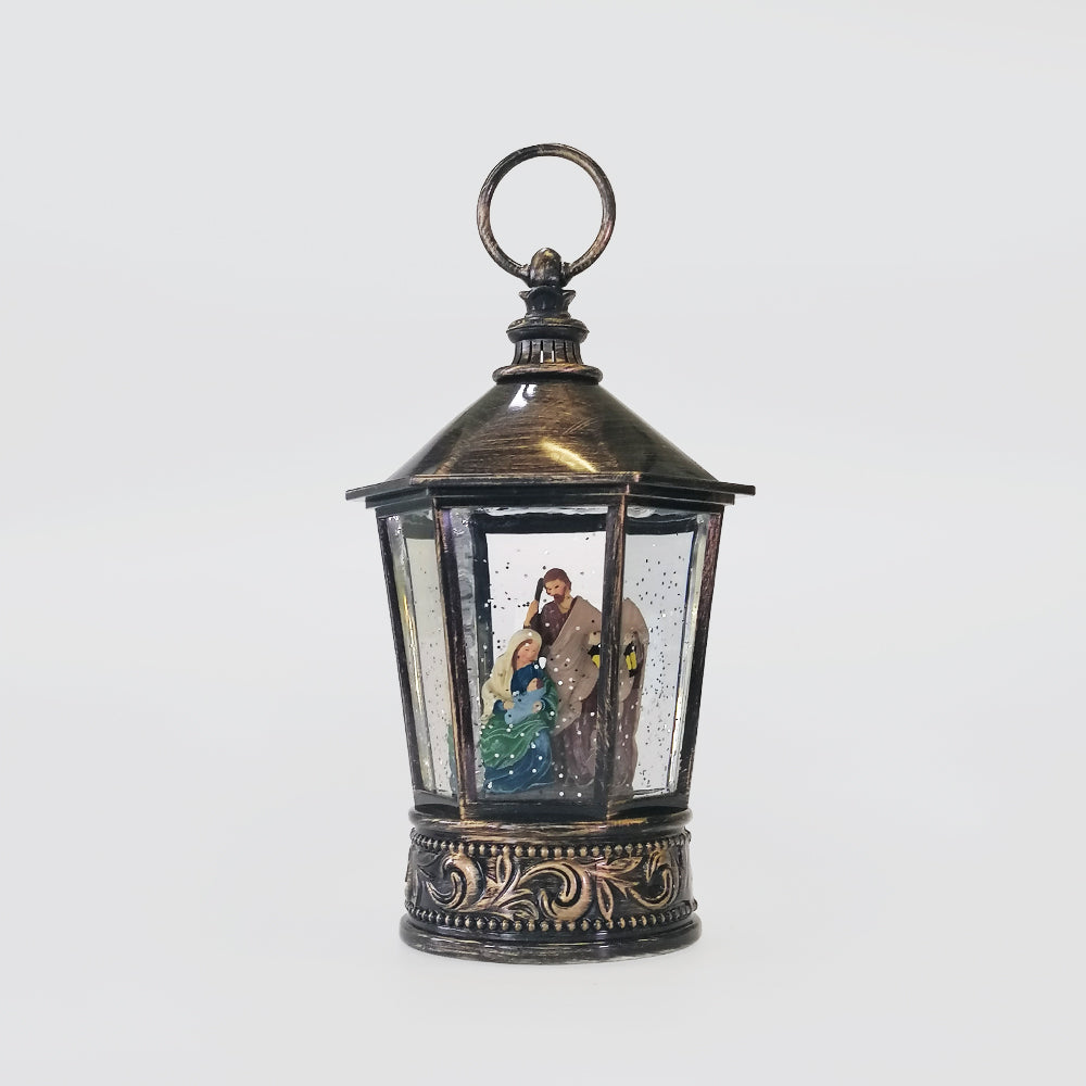 Christmas Nativity 'Snowglobe' Lantern
