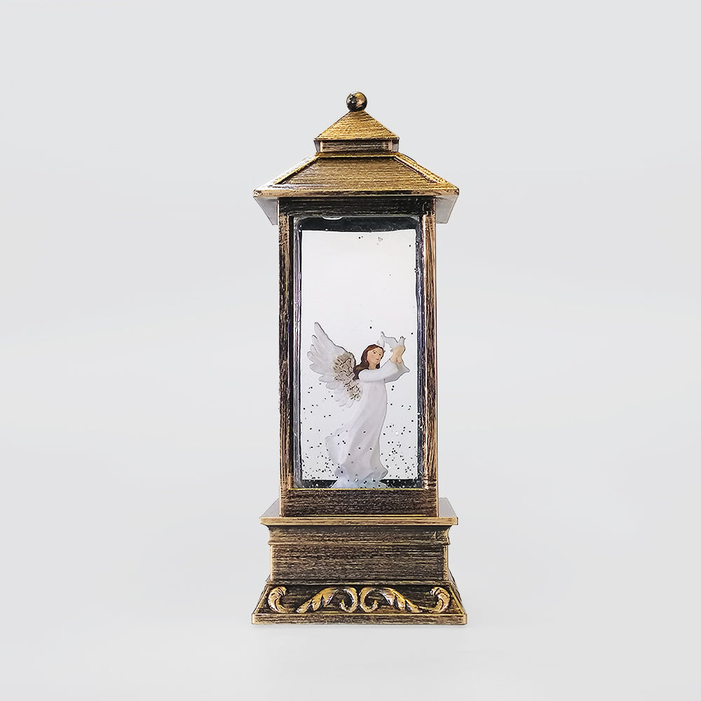Christmas 'Angel Snowglobe' Lantern