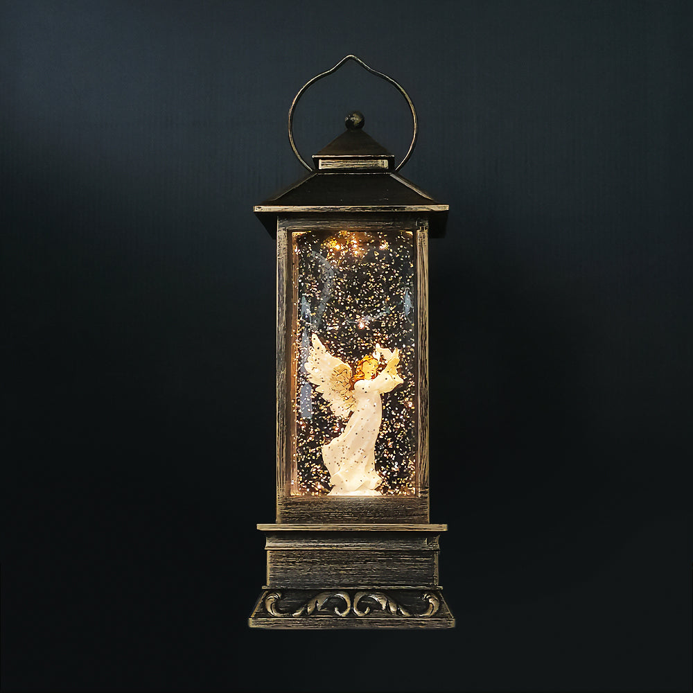 Christmas 'Angel Snowglobe' Lantern