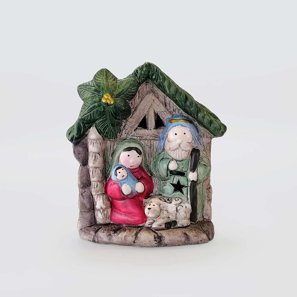 Ceramic LED Nativity Scene
