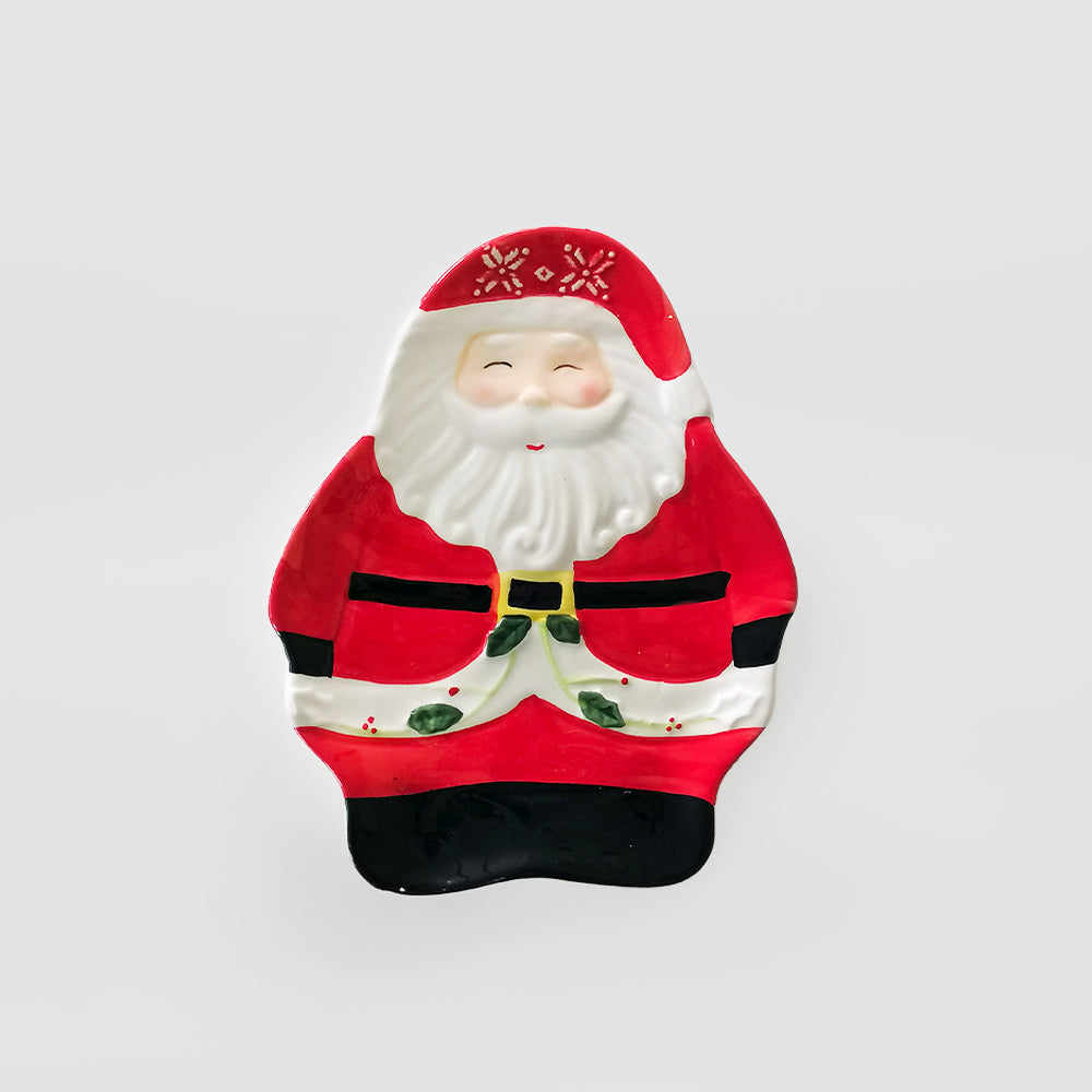 Ceramic Santa Plate