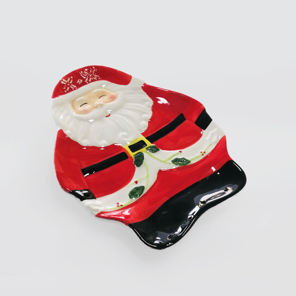 Ceramic Santa Plate
