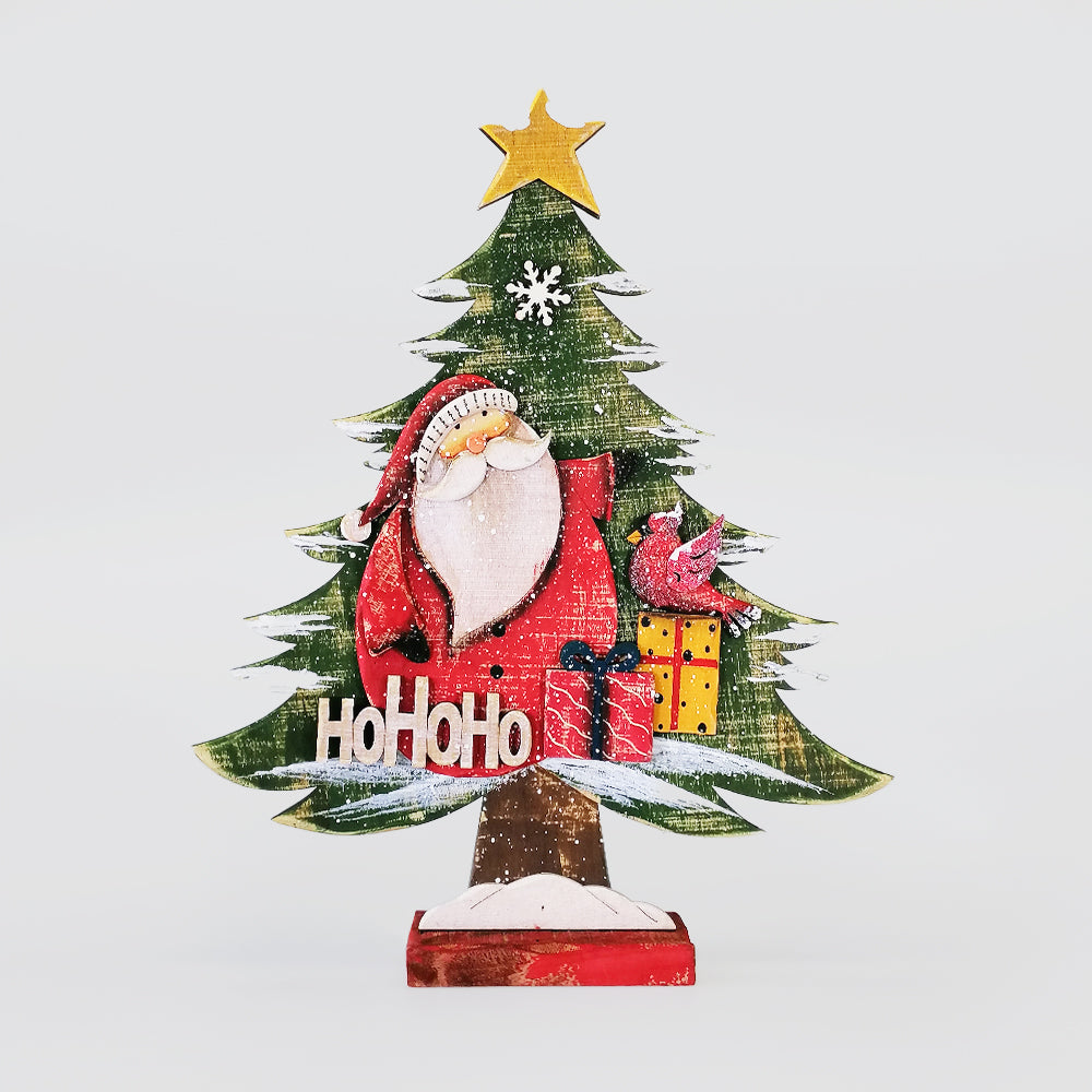Santa Christmas Tree Decor 'Ho Ho Ho'