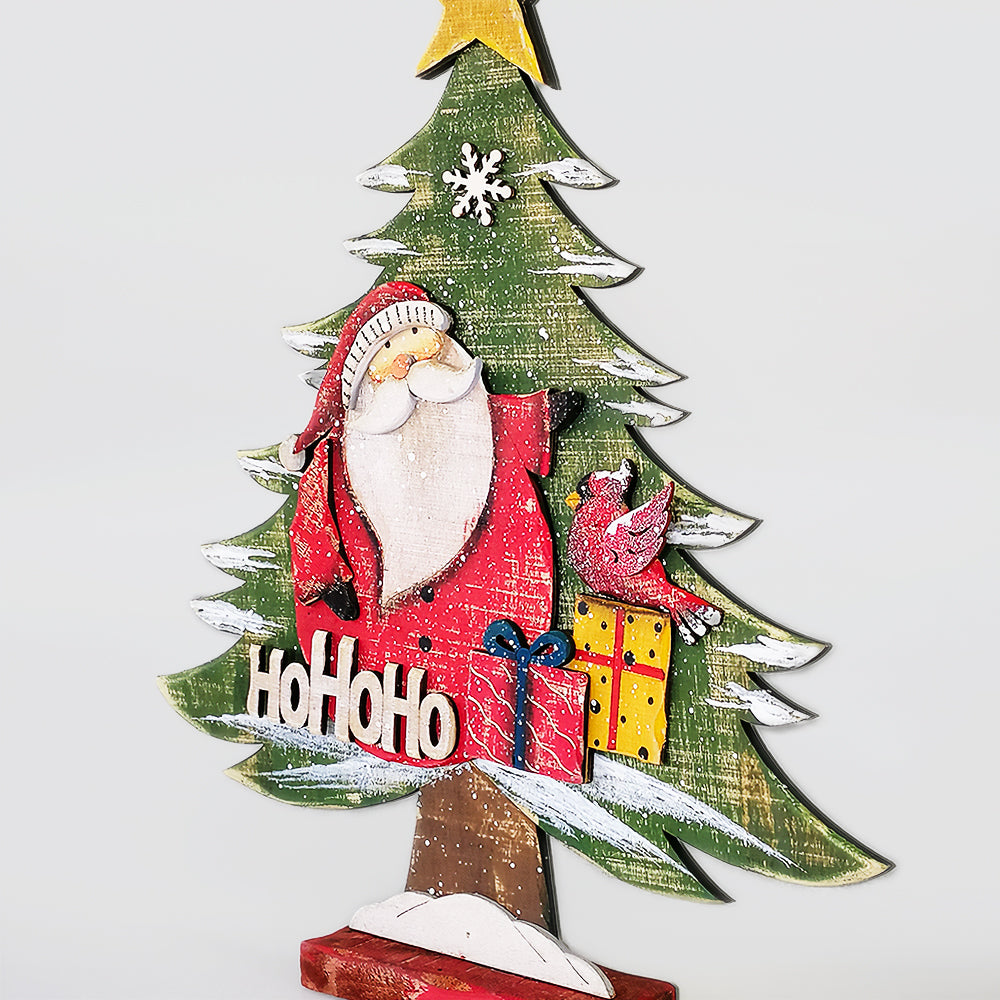 Santa Christmas Tree Decor 'Ho Ho Ho'