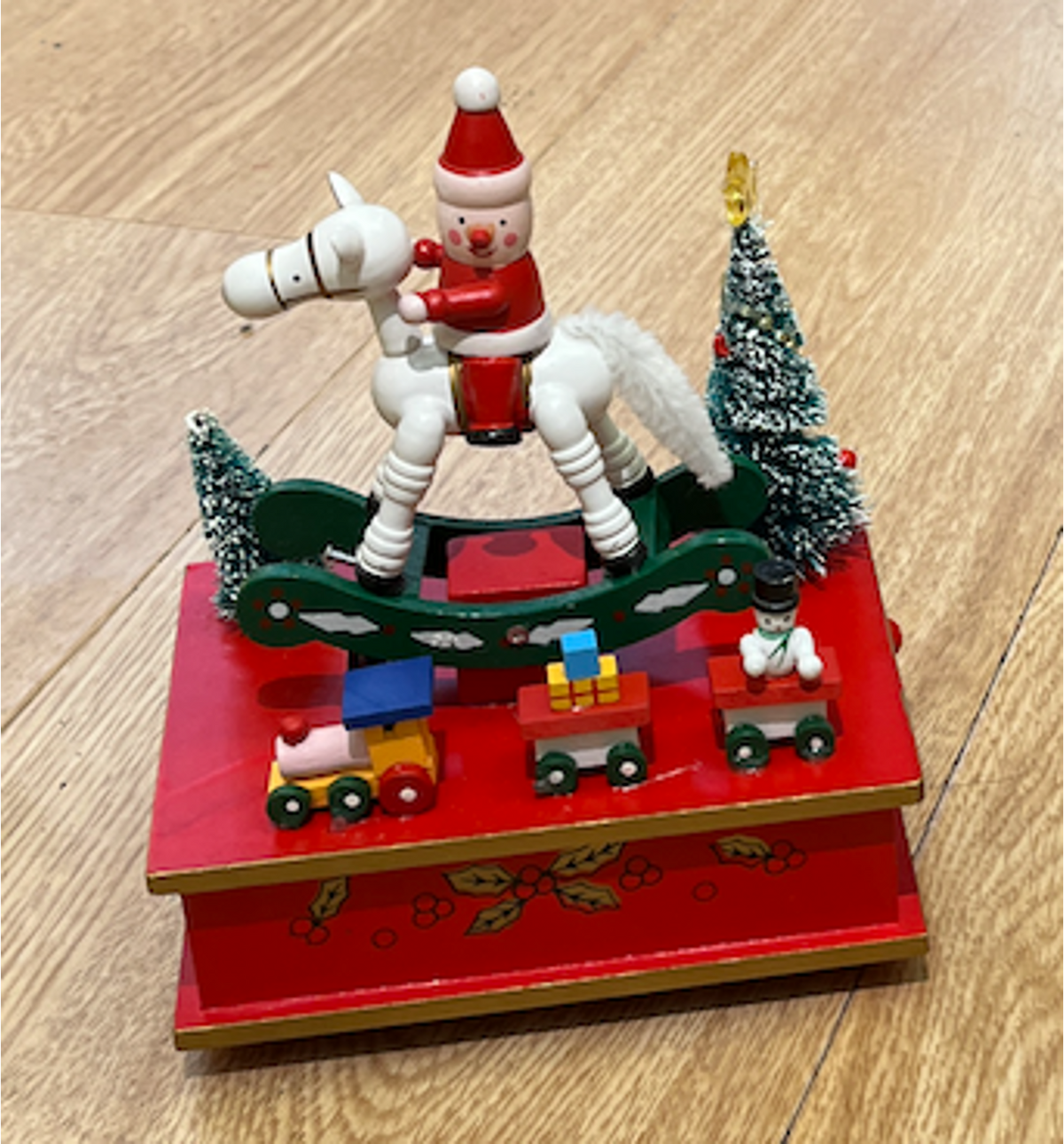 Christmas 'Rocking Horse' Music Box