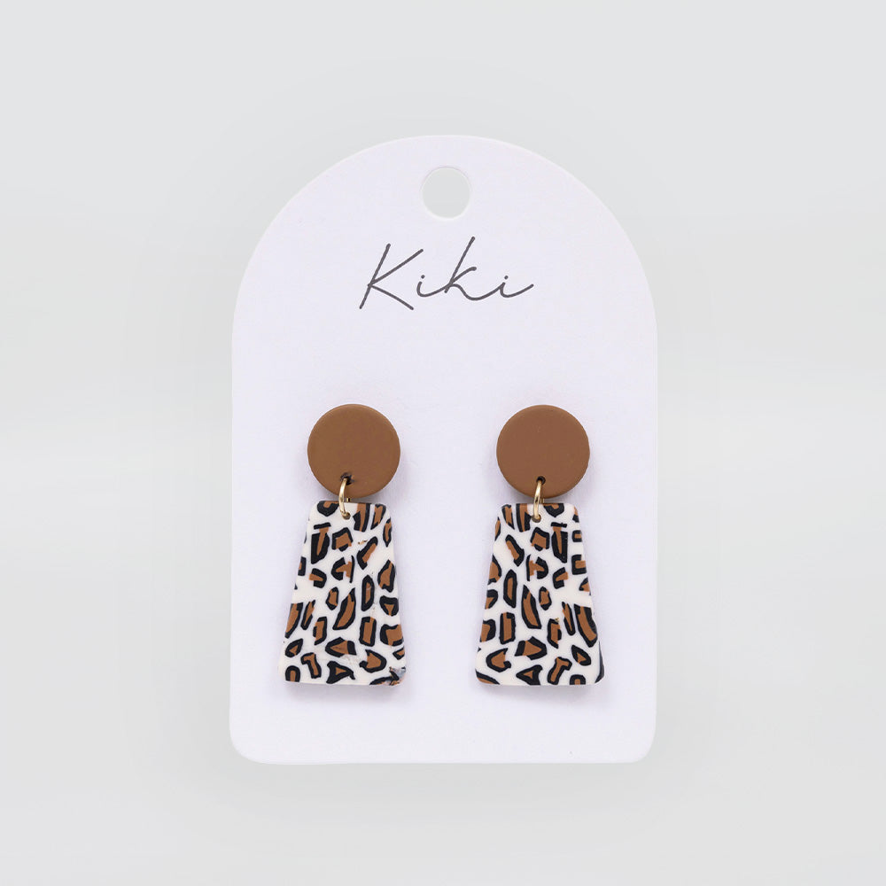 Leopard Print Style Earrings