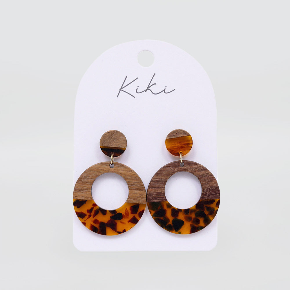 Amber Loop Earrings