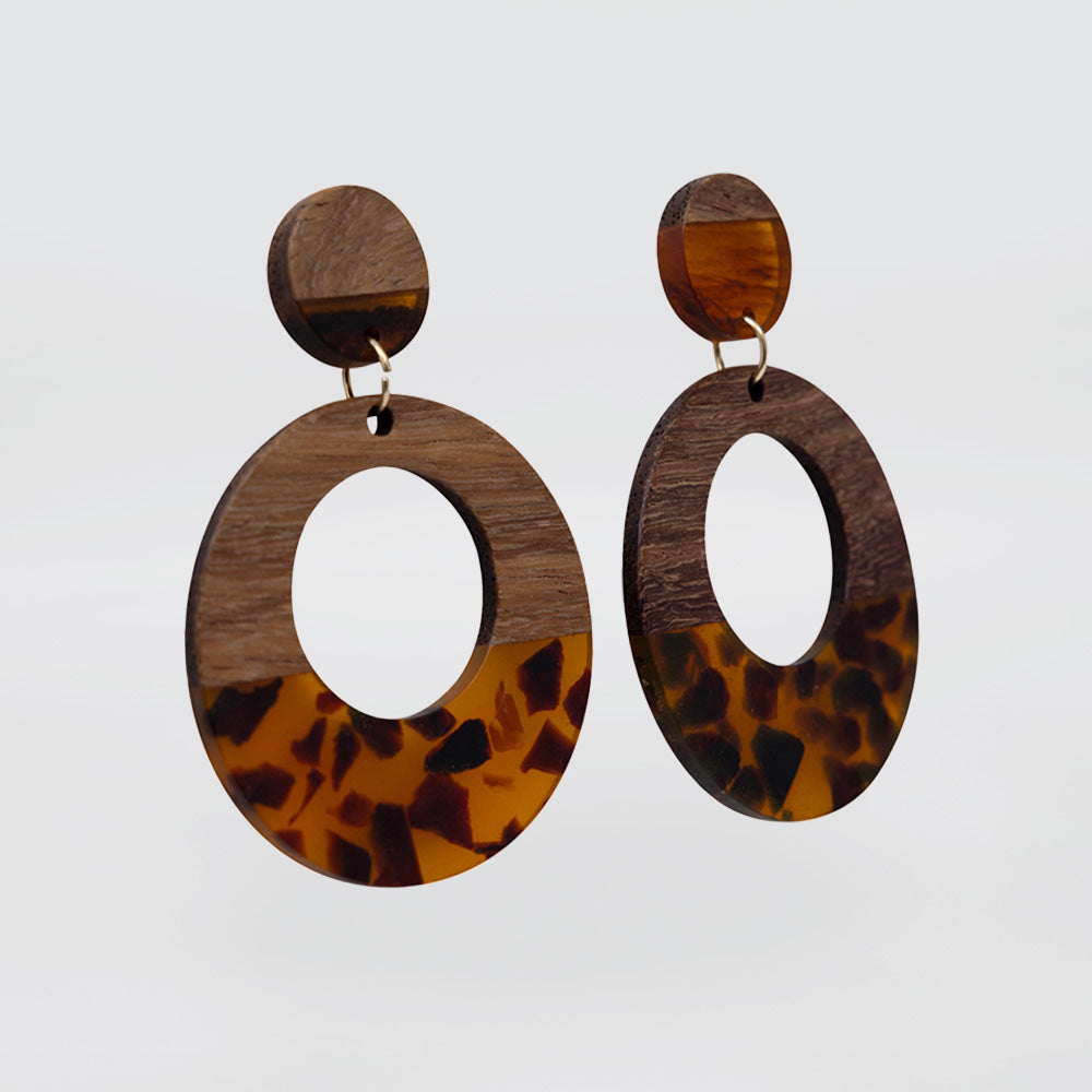 Amber Loop Earrings