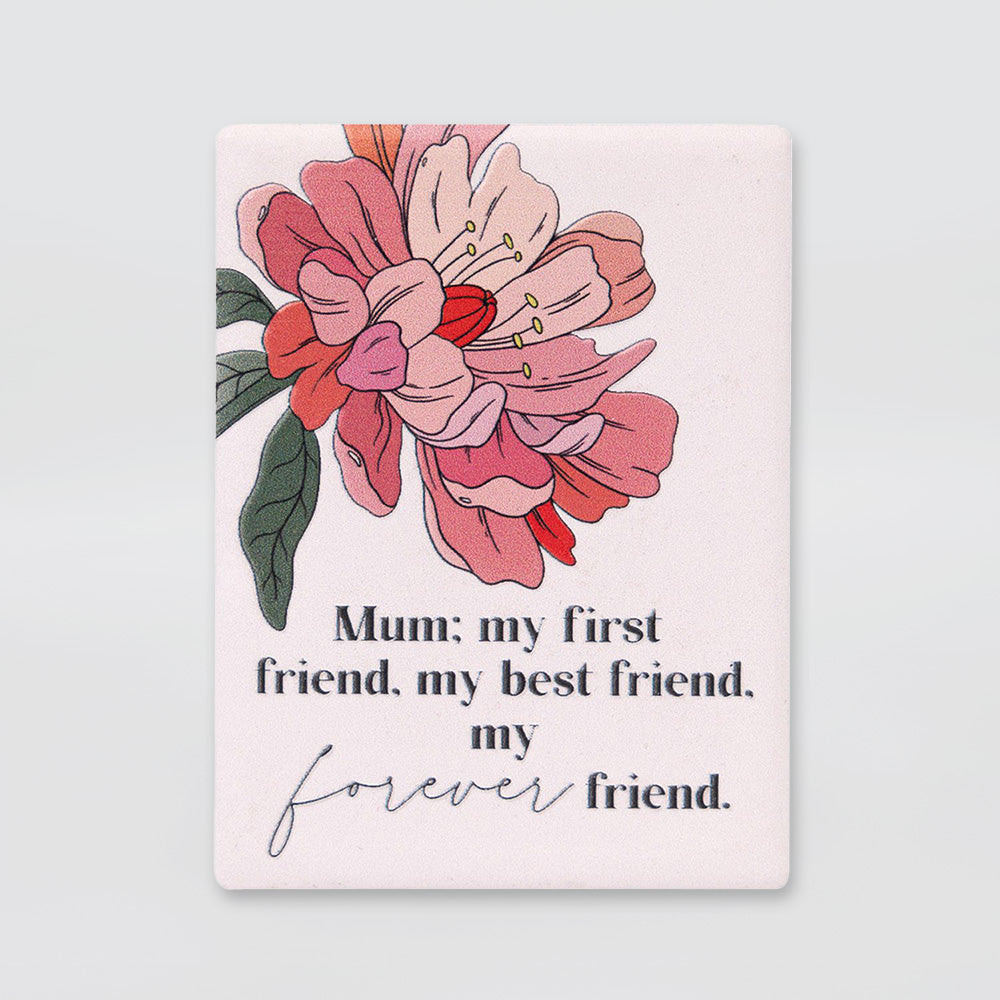 Mother's Day - '1st Friend' Ceramic Magnet