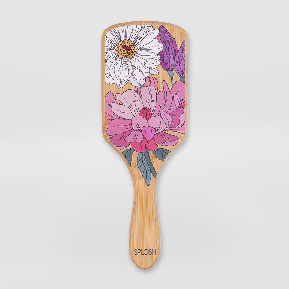 Mothers Day Bamboo Hairbrush