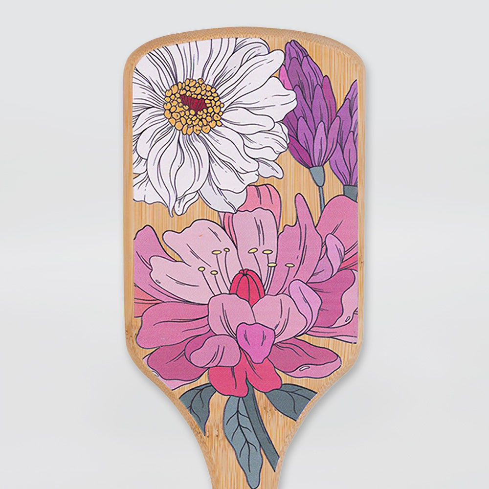 Mothers Day Bamboo Hairbrush