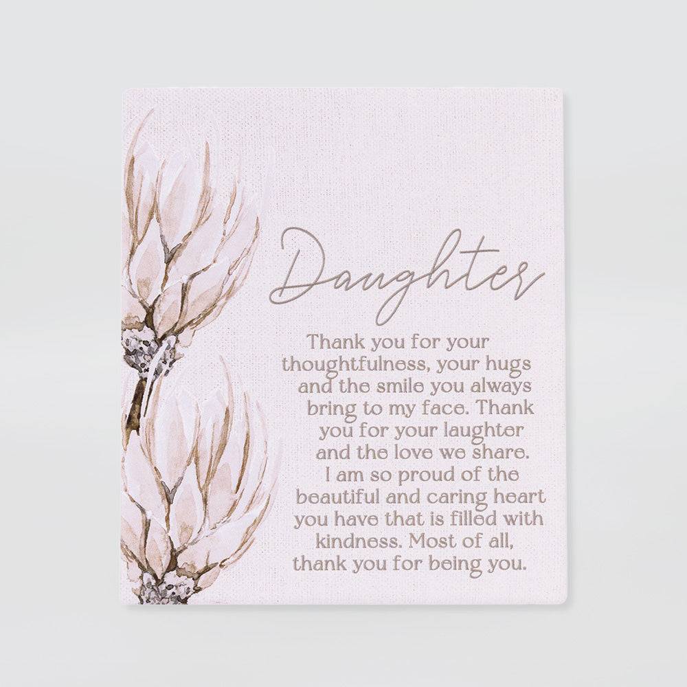 Palm Cove 'Daughter' Verse Plaque