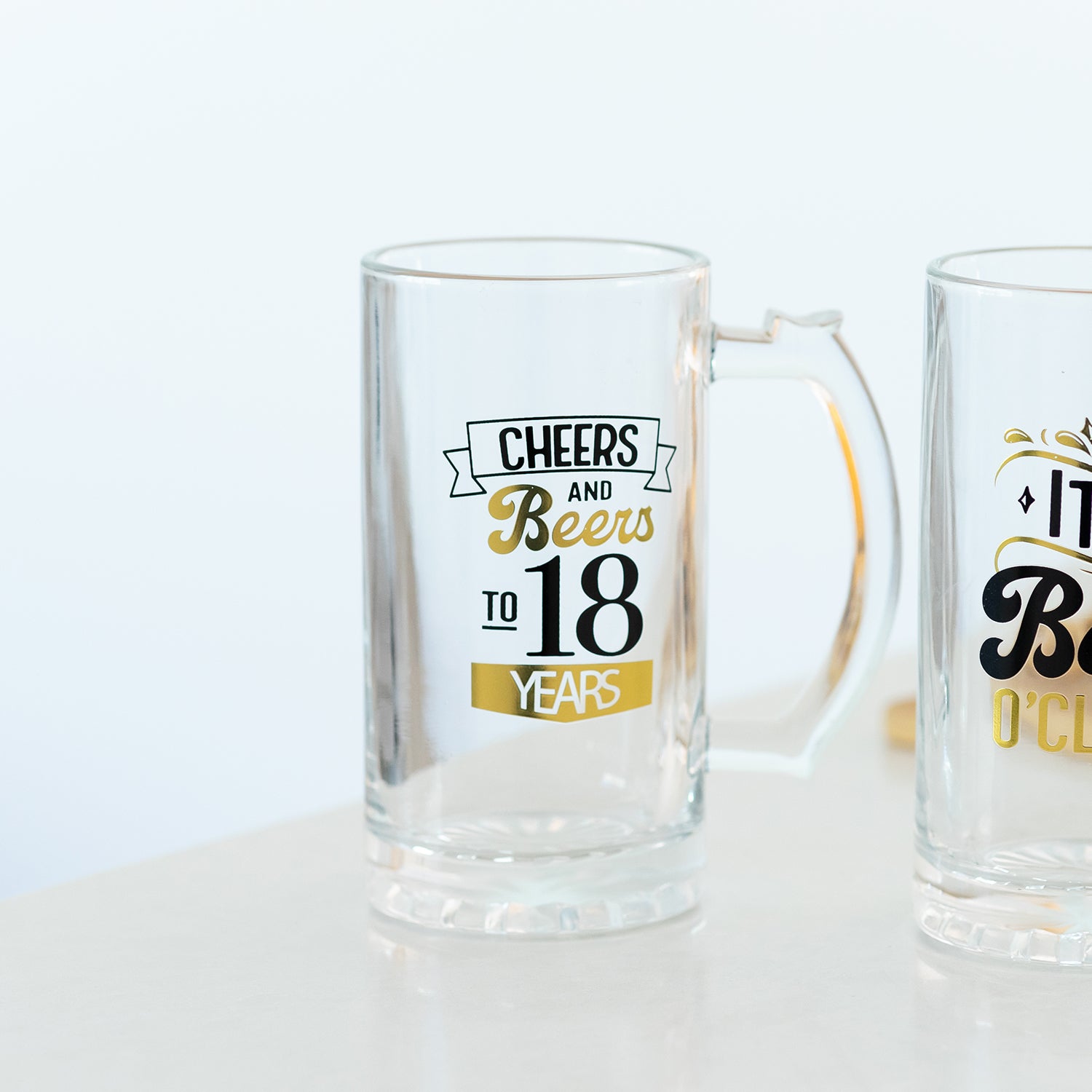 Celebration Beer Glass - 18th