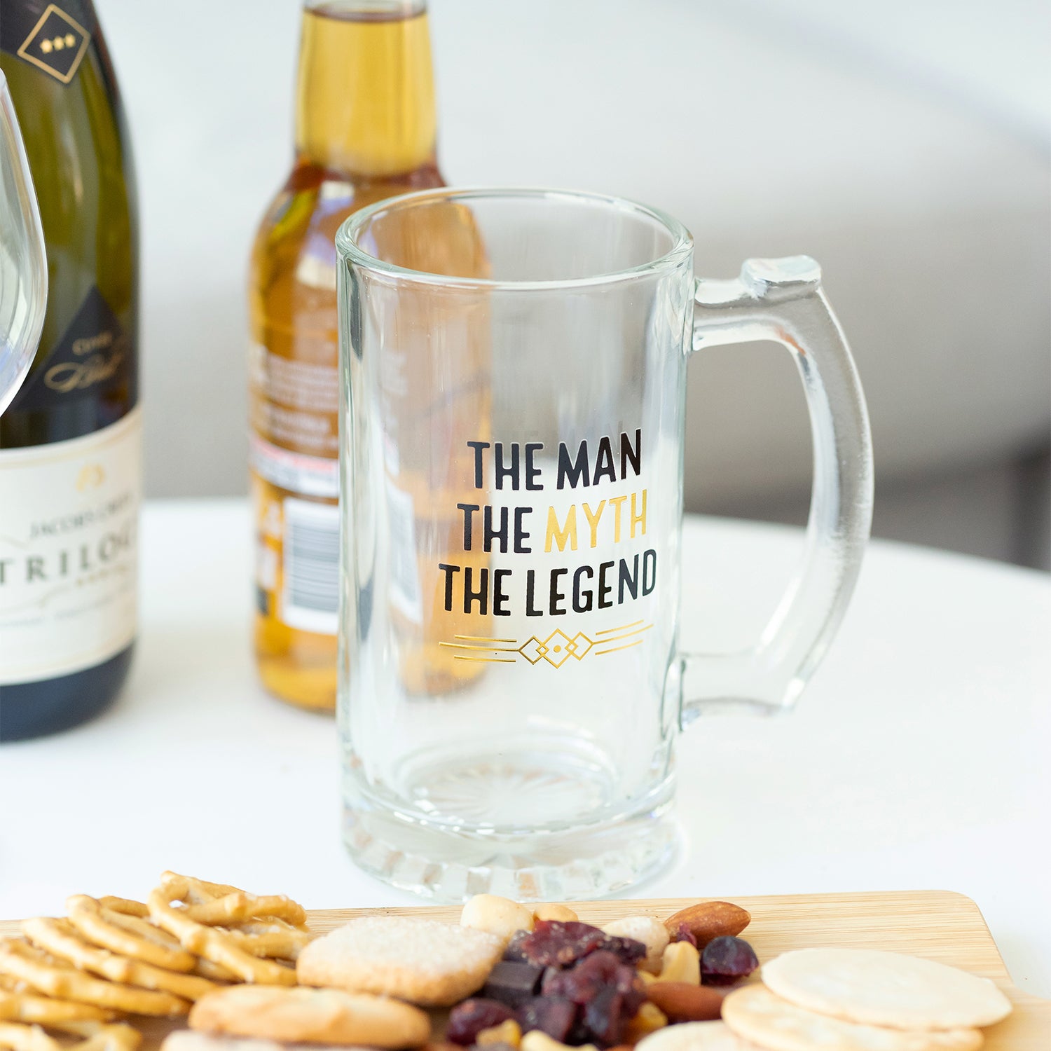 Celebration Beer Glass - 'The Man, The Myth'