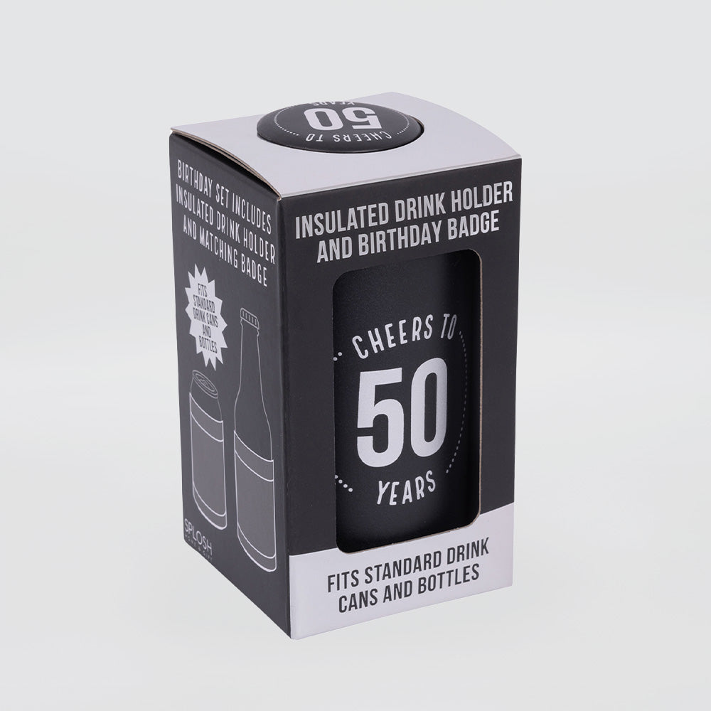 Insulated '50th' Can Cooler