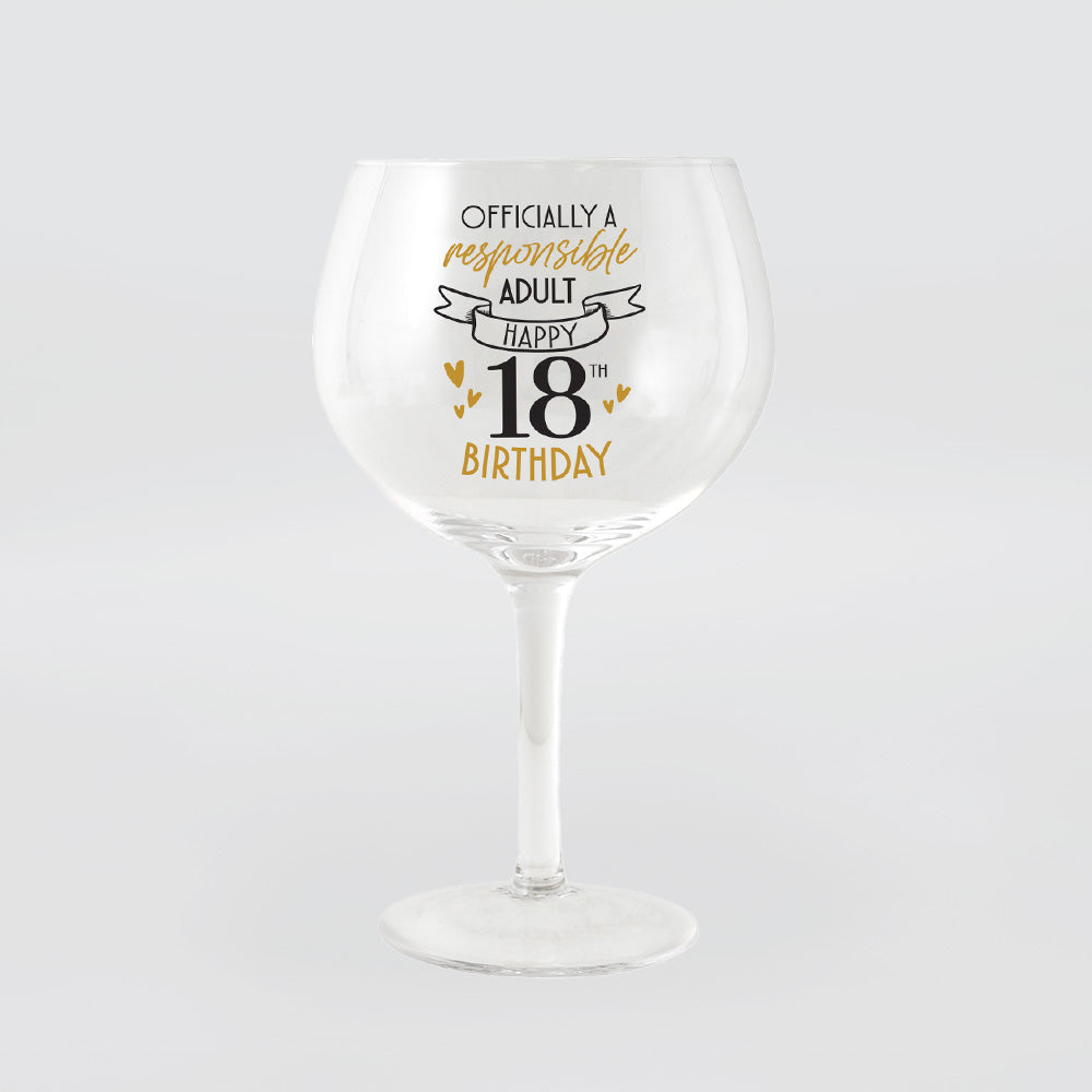 Wine 'Balloon' Glass - 18th