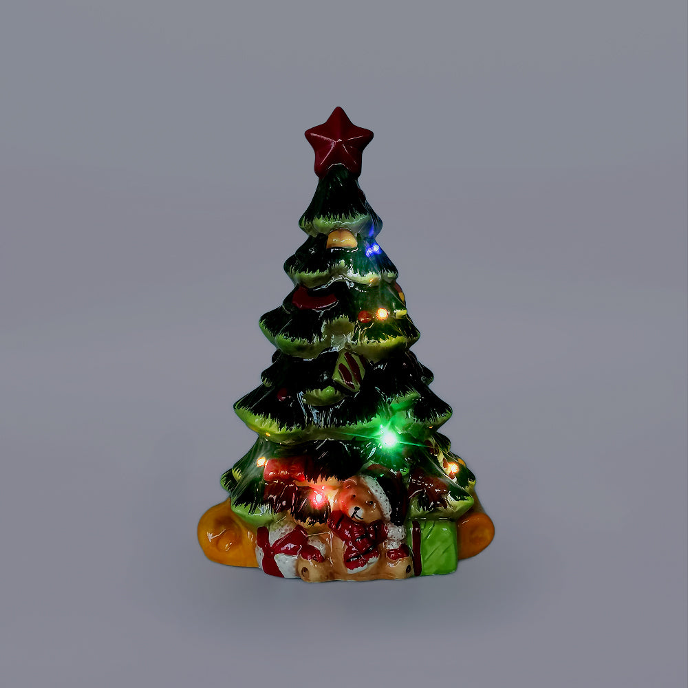 Ceramic Christmas Tree W/ LEDs