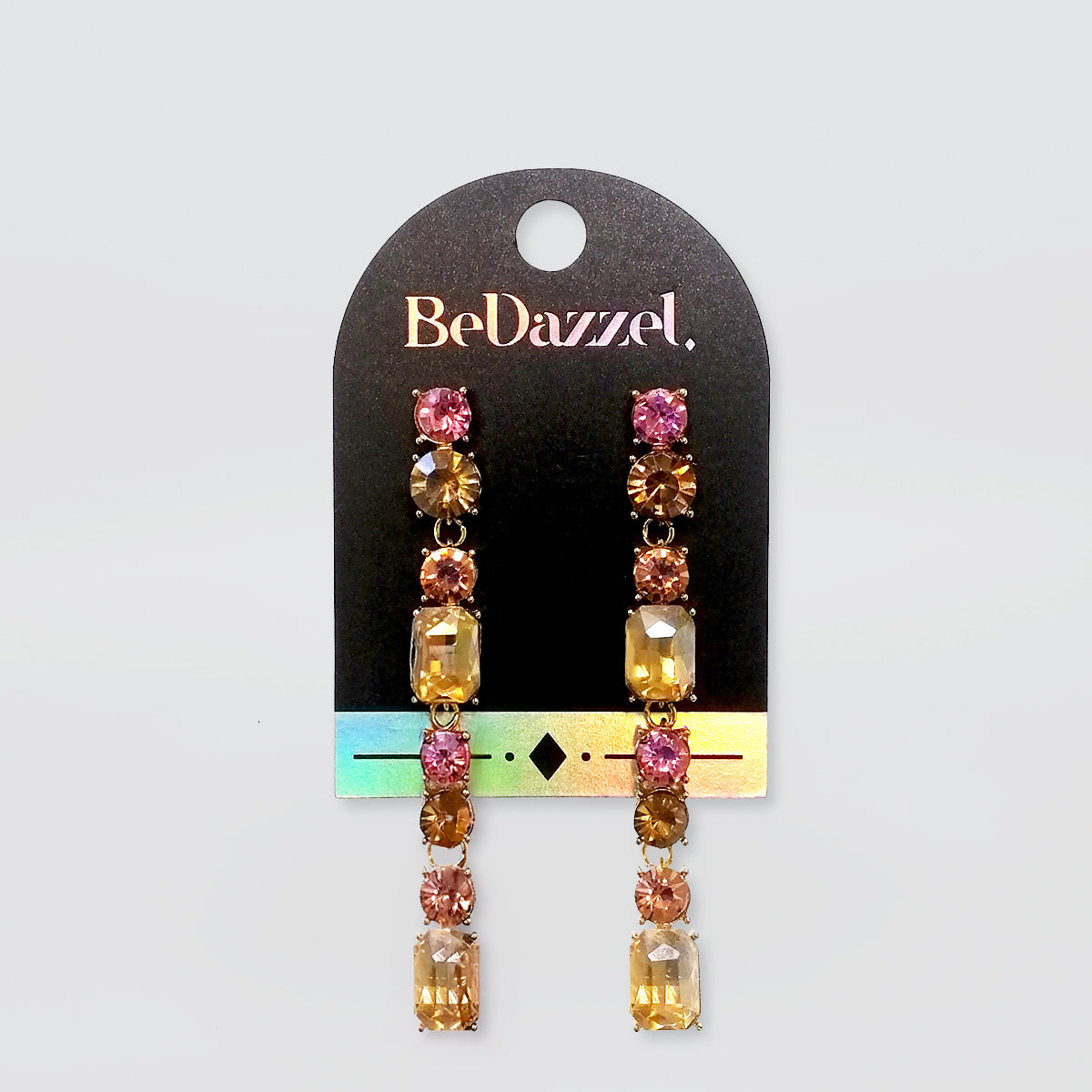 Bedazzel 'Long Strand Crystal' Earrings