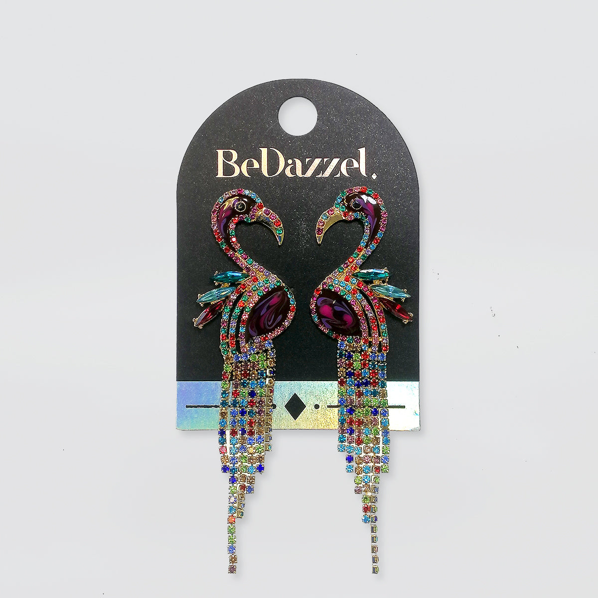 Bedazzel 'Crystal Flamingo' Earrings