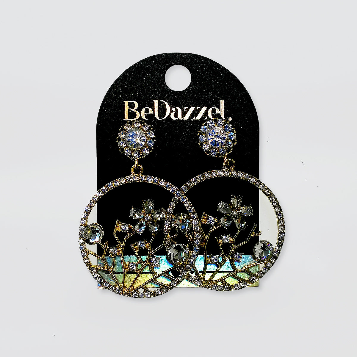 Bedazzel 'Garden In Hoop' Earrings