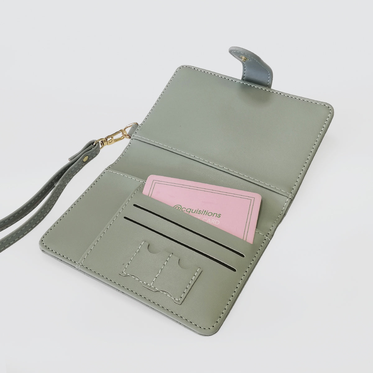 Crackle Wallets W/ Shoulder Strap