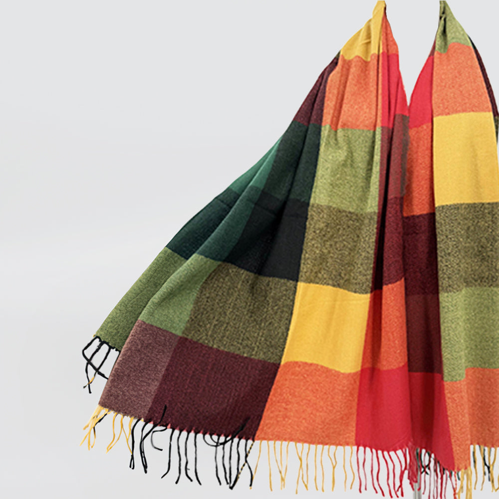 Checkered Winter Scarves