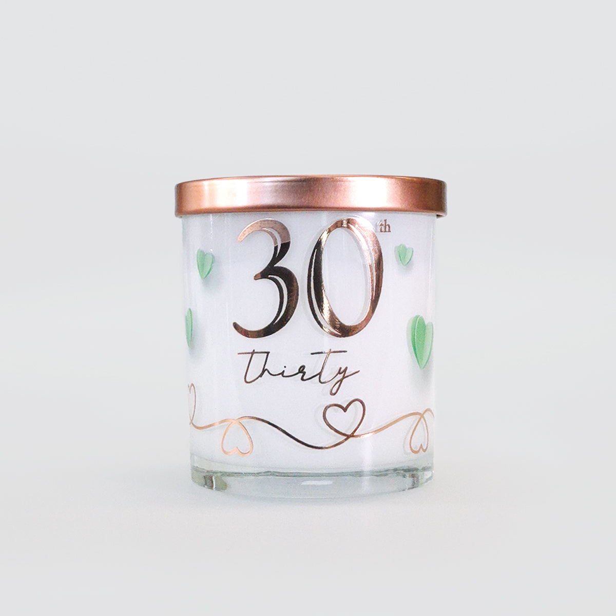 Vanilla Birthday Candle - '30th'