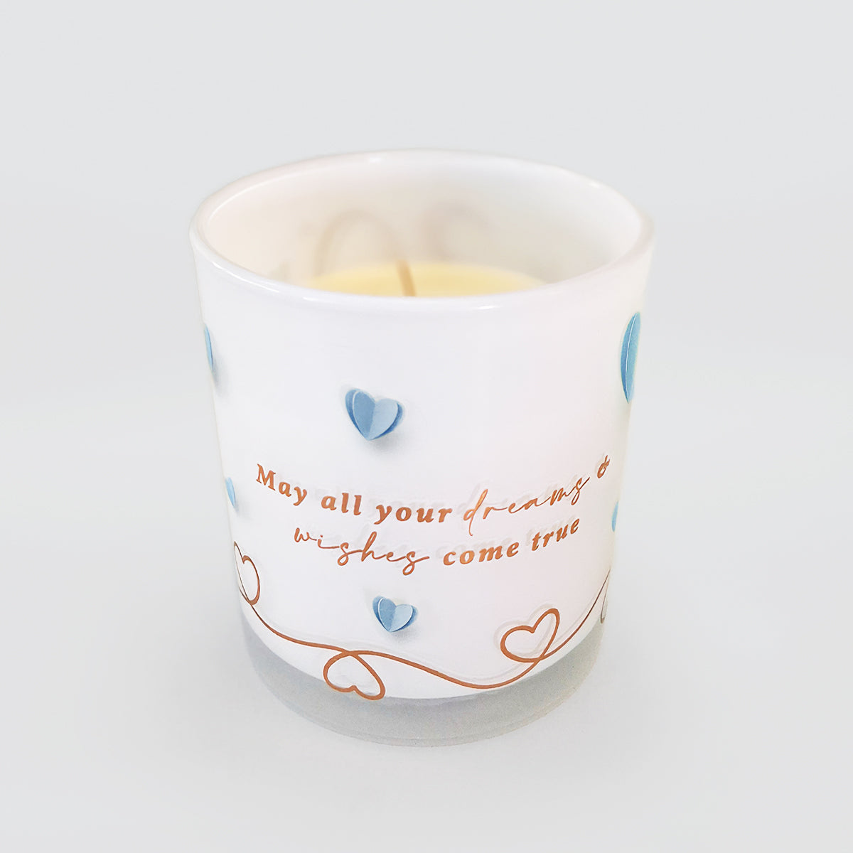 Vanilla Birthday Candle - '40th'