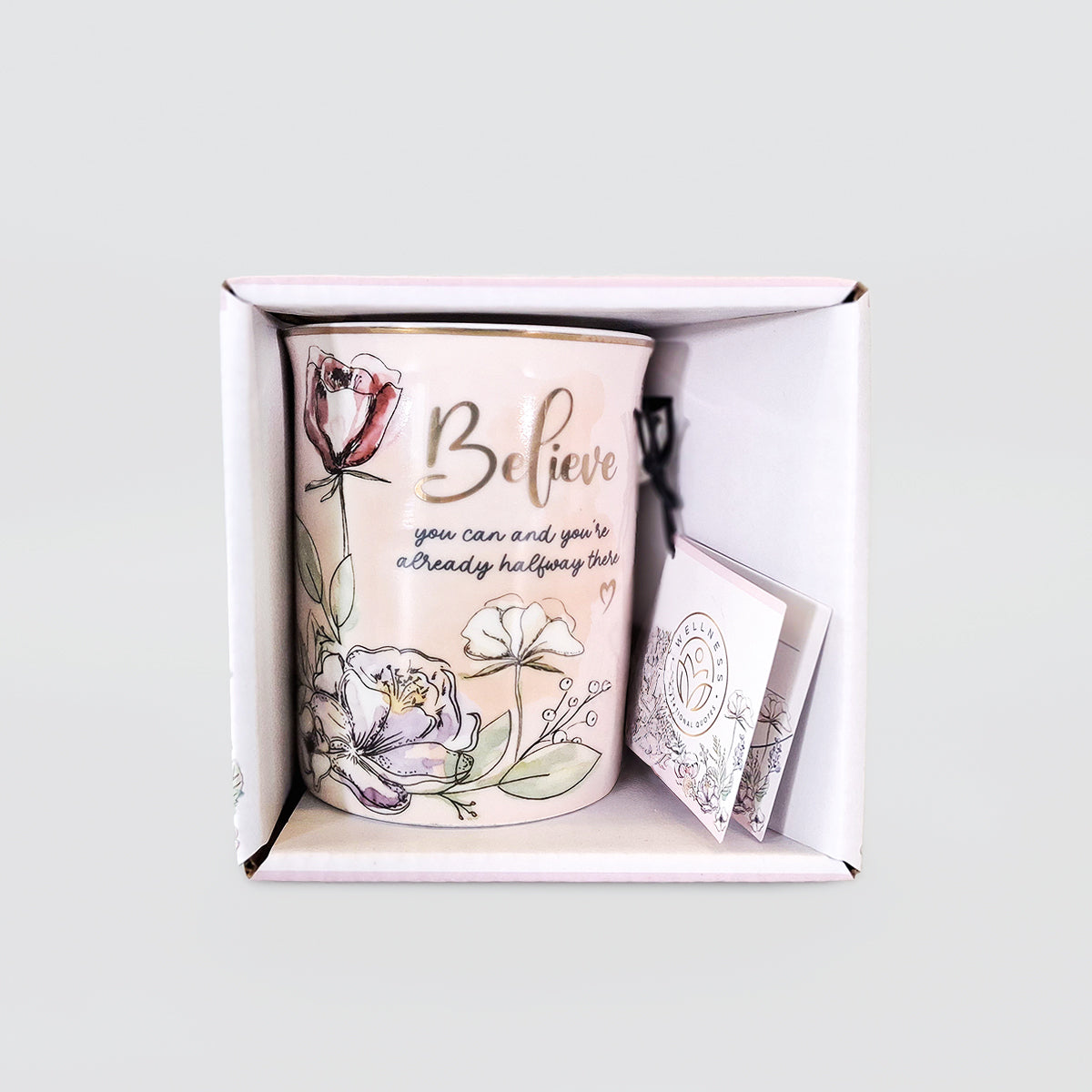Fine Bone China Mug - 'Believe'