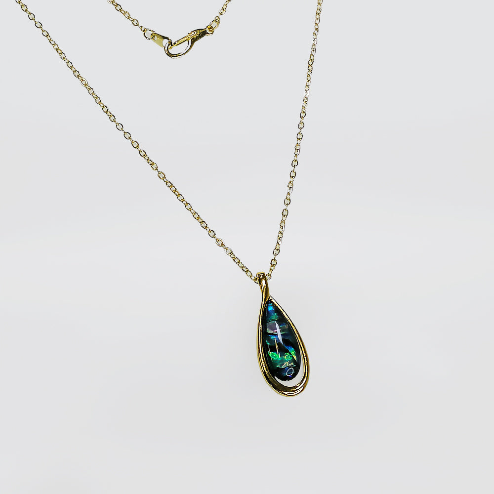 Paua Pendant - 'Round'