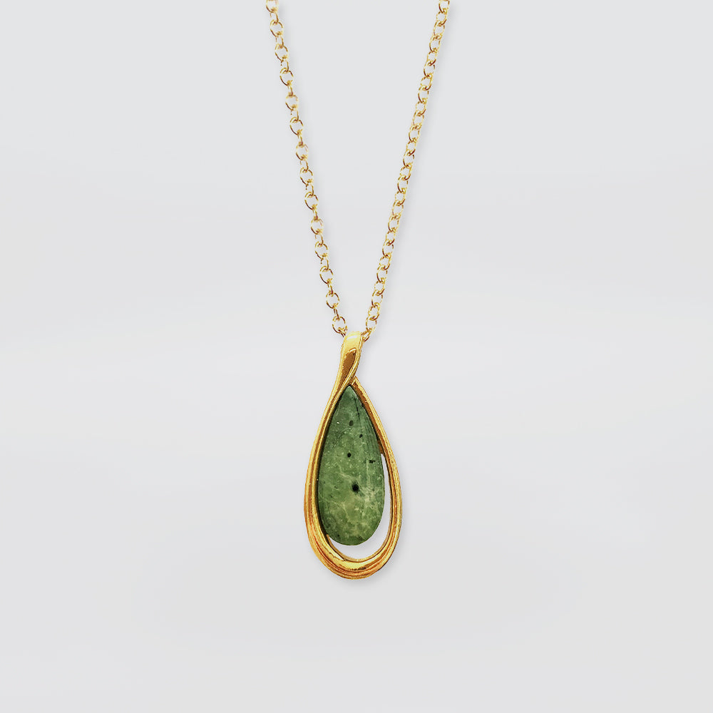 NZ Pounamu Pendant - 'Rounded'