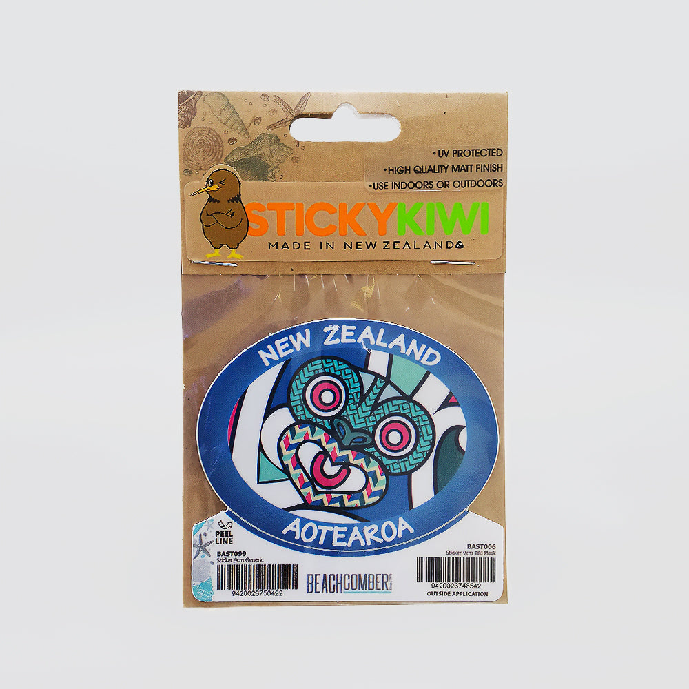 NZ 'Tiki Mask' Sticker