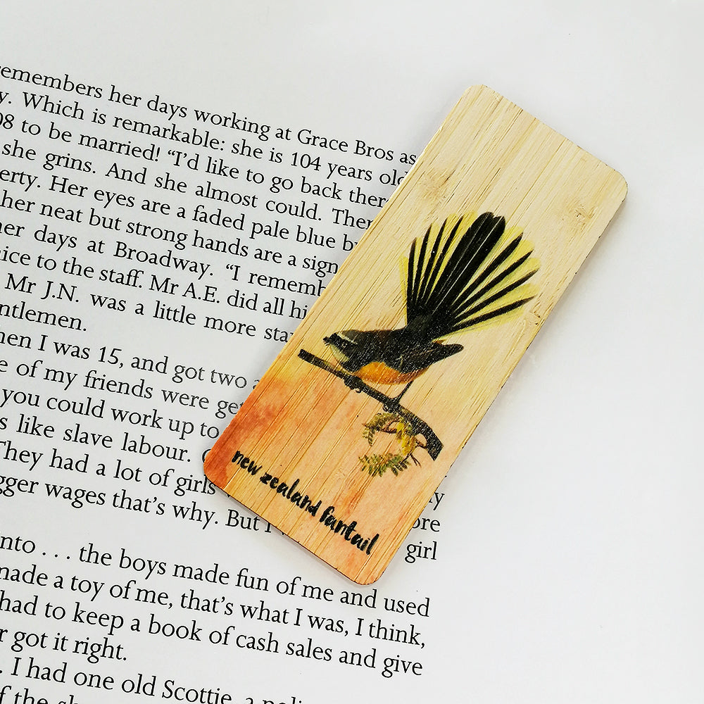 Wooden Bookmark - 'Fantail'