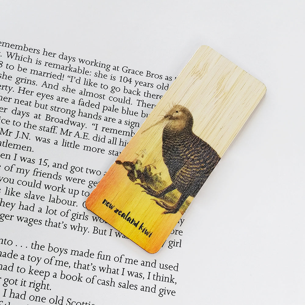 Wooden Bookmark - 'Kiwi'