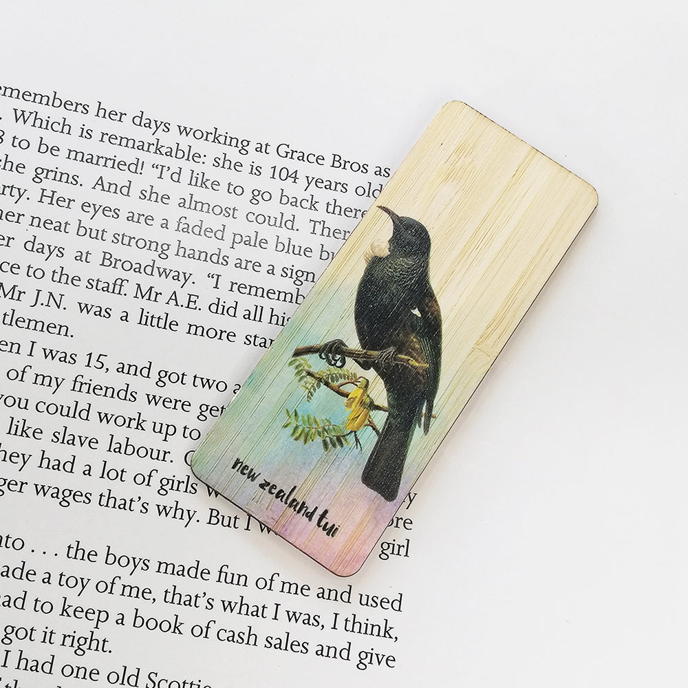 Wooden Bookmark - 'Tui'