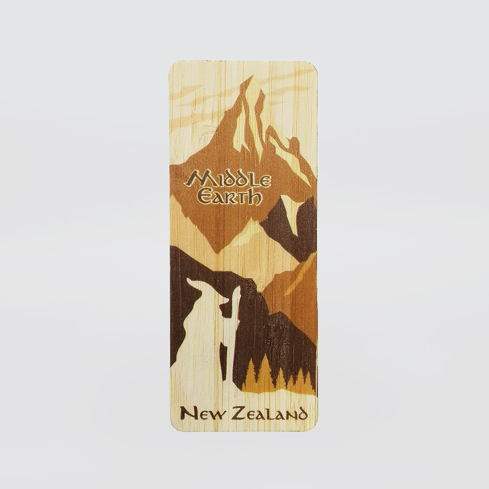 Wooden Bookmark - 'Middle Earth'