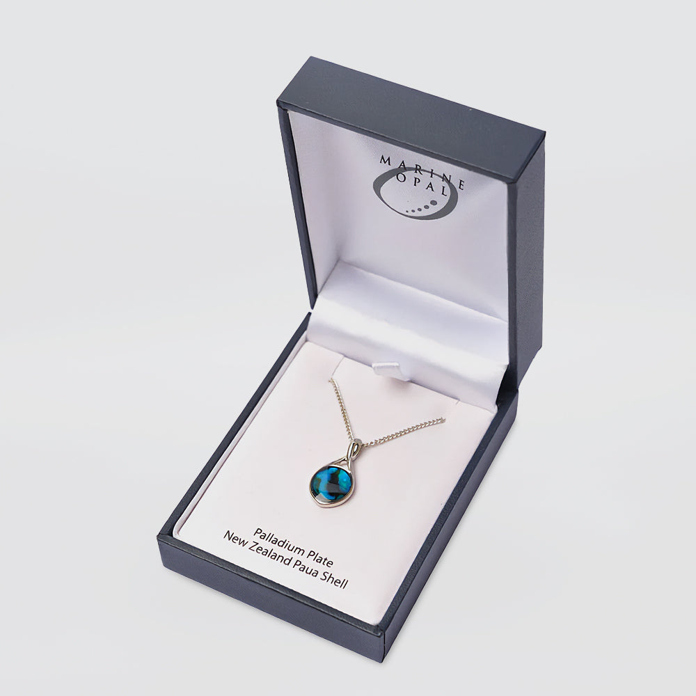 Small Paua Necklace - 'Twist Top'