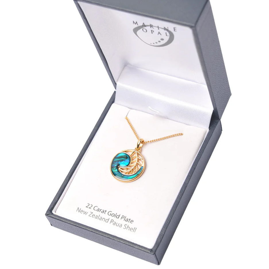 Jade Necklace - 'Round Fern'