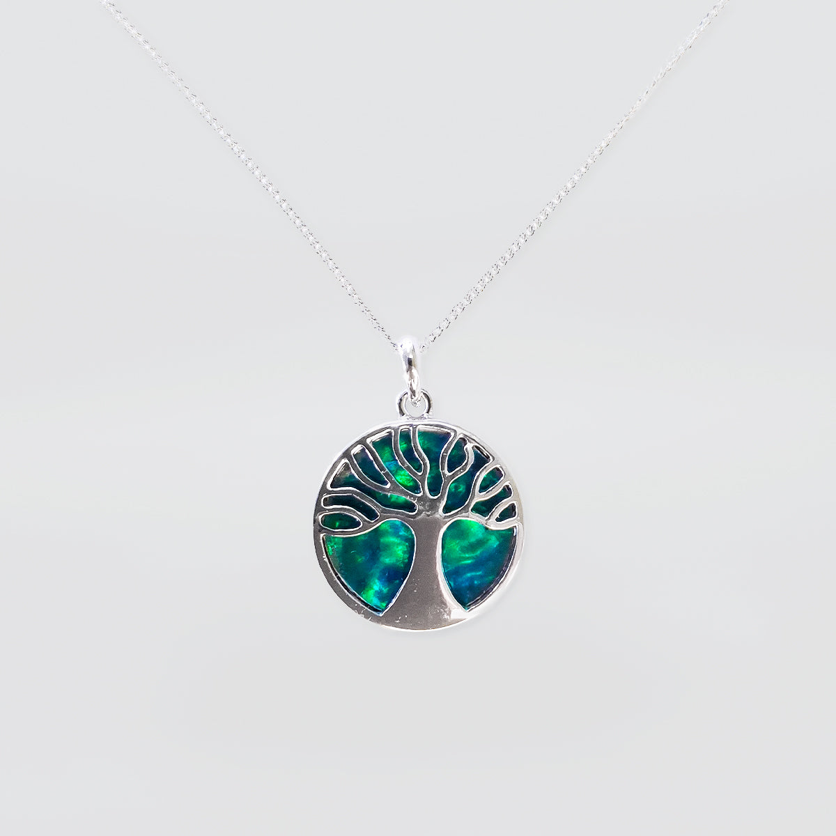 Paua Necklace - 'Tree Of Life'