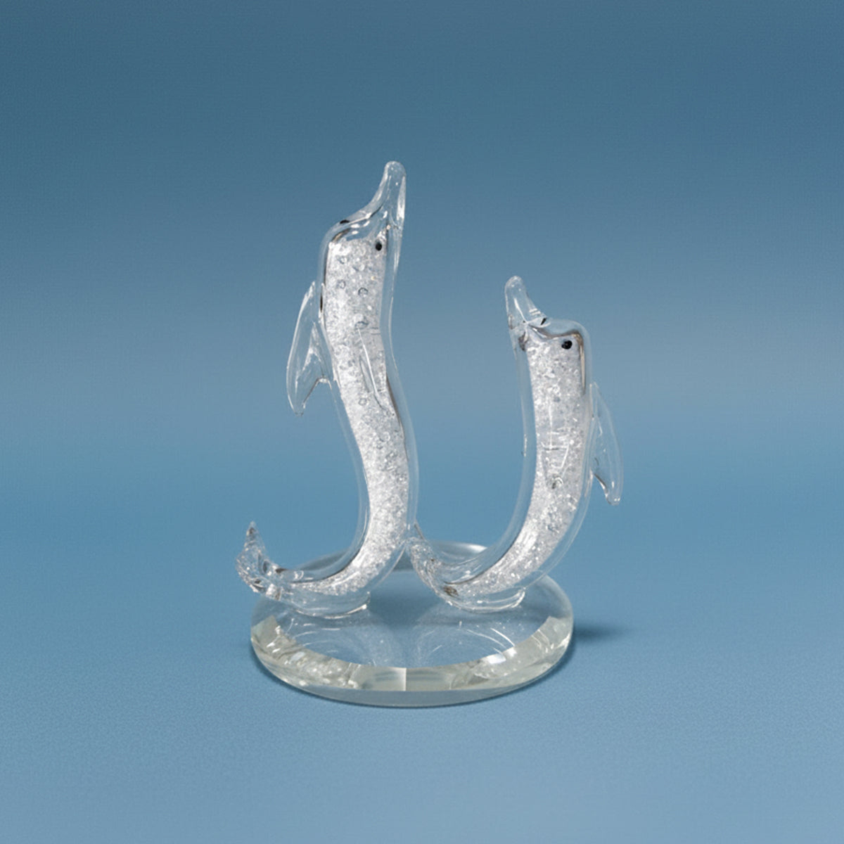 Crystal Dolphins - White