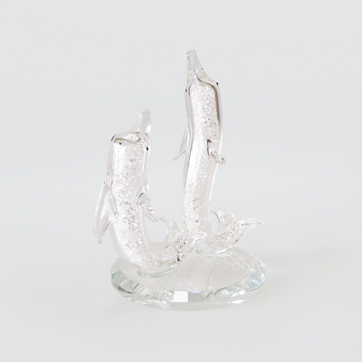 Crystal Dolphins - White