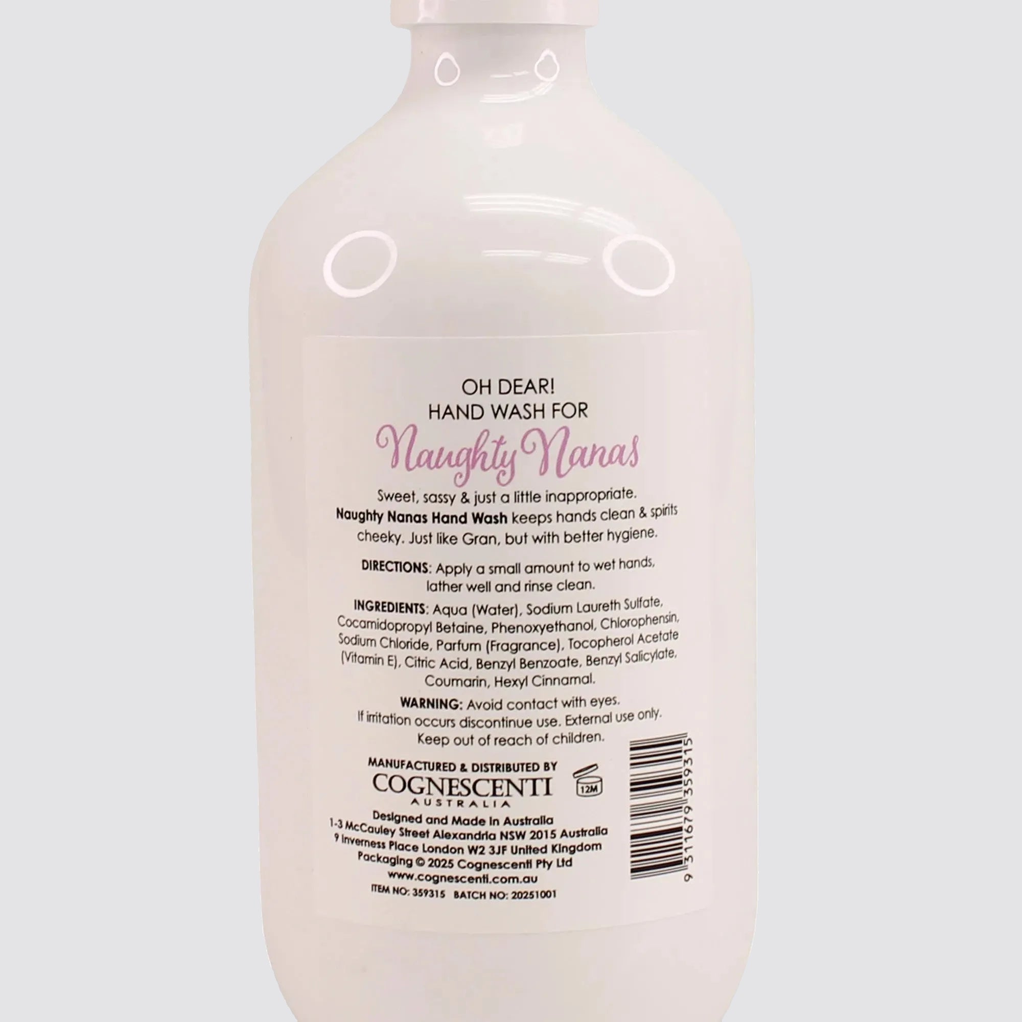 Handwash for 'Naughty Nanas'